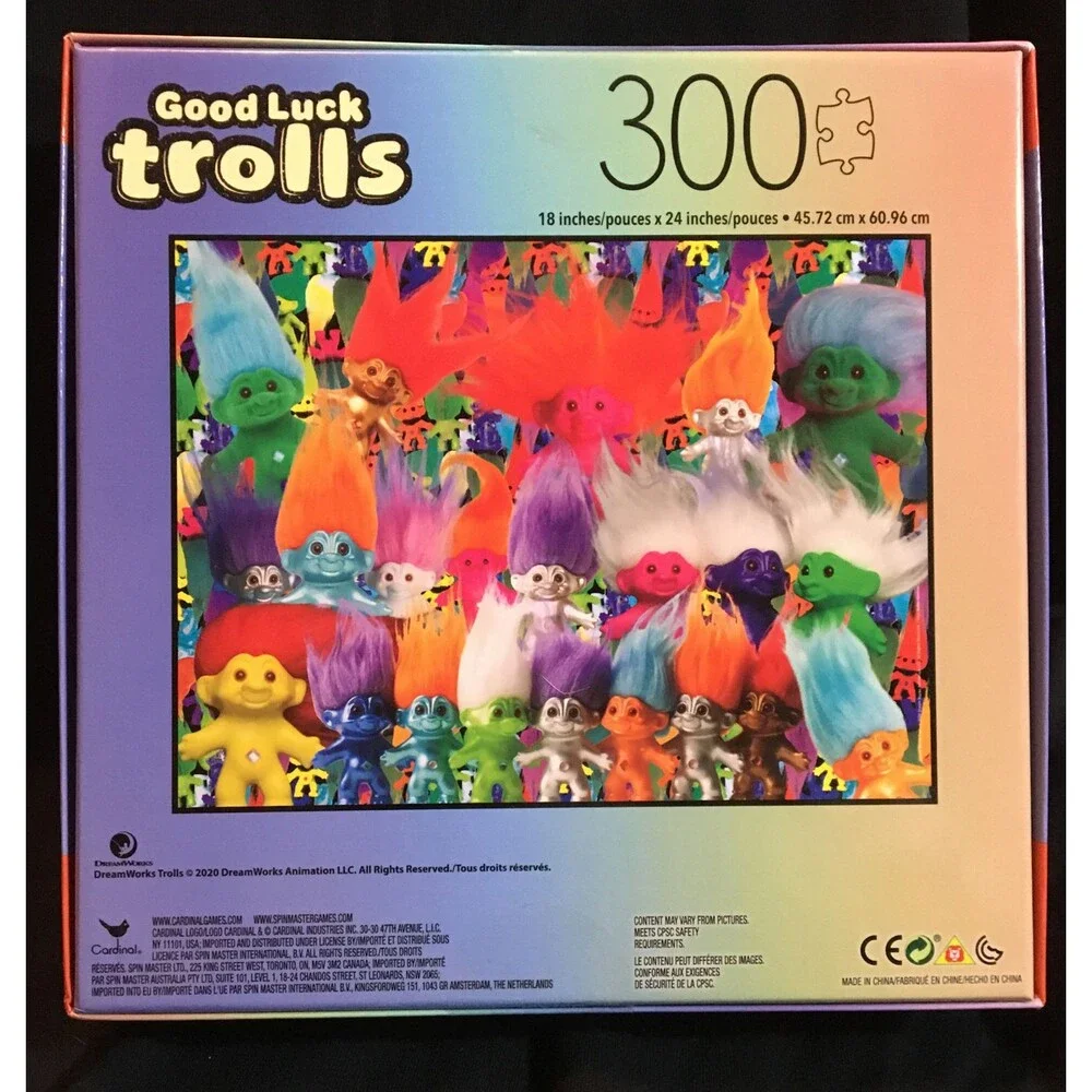 Cardinal DreamWorks￼Trolls Jigsaw Puzzle - 300pc